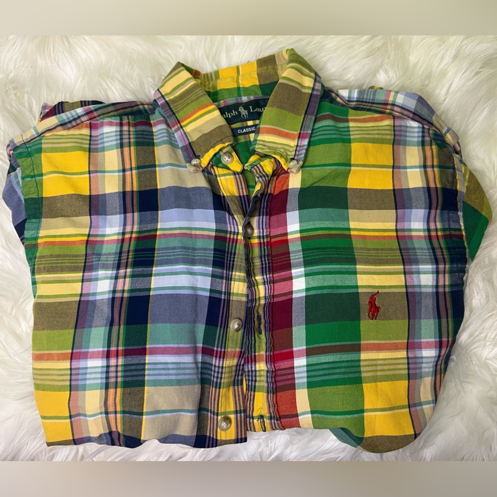 Polo Ralph Lauren Colorful Plaid Button Up